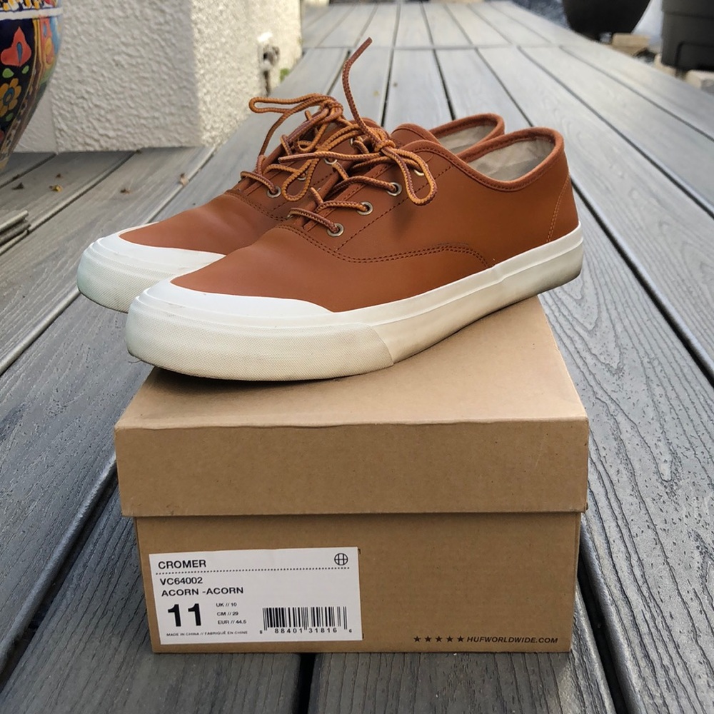 HUF Cromer men’s size 11 shoe - acorn